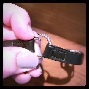 James Avery leather charm bracelet